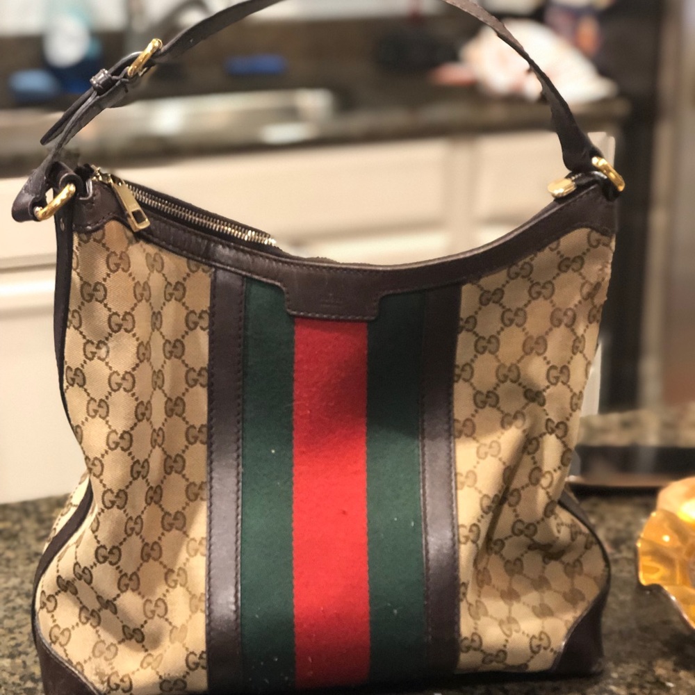 Gucci Zip Tote Shoulder Bag